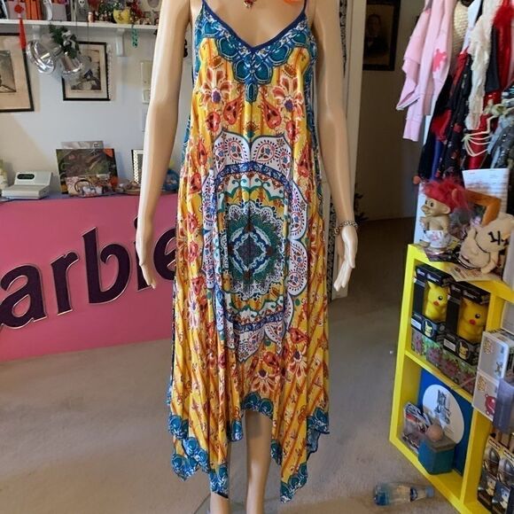 Jealous Tomato Trapeze Swing Maxi Dress  NWT XS - Picture 2 of 12